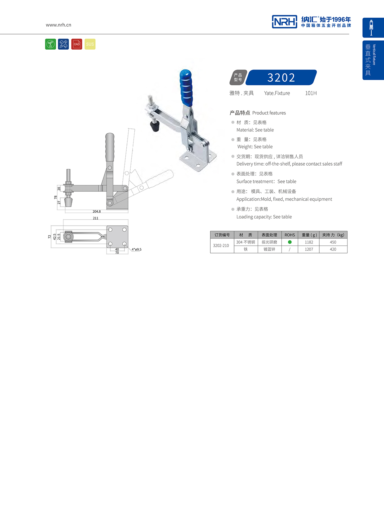  香蕉成人网站视频/NRH 3202-210 環保車箱扣