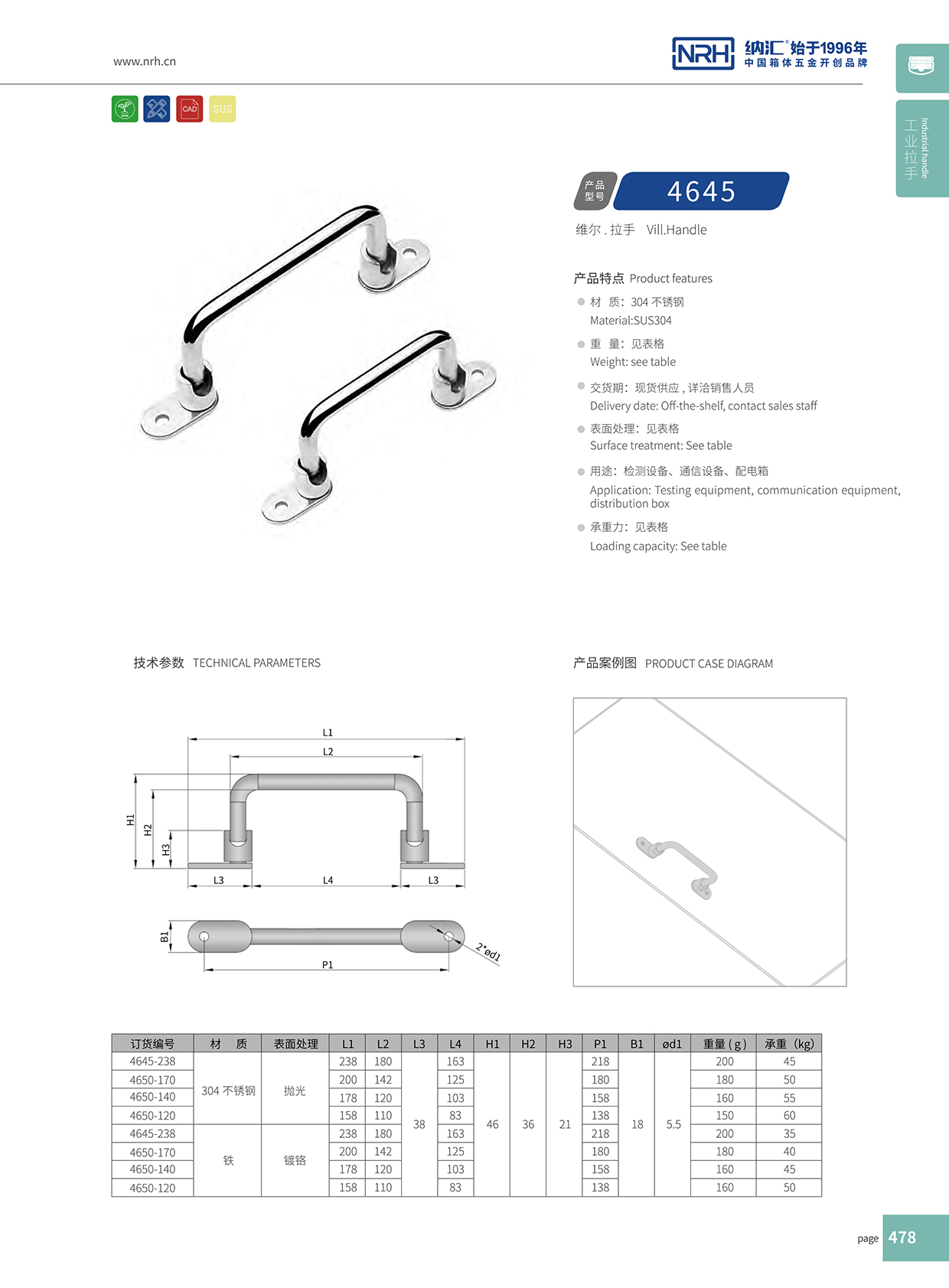 香蕉成人网站视频/NRH 4645-110 機電箱提手