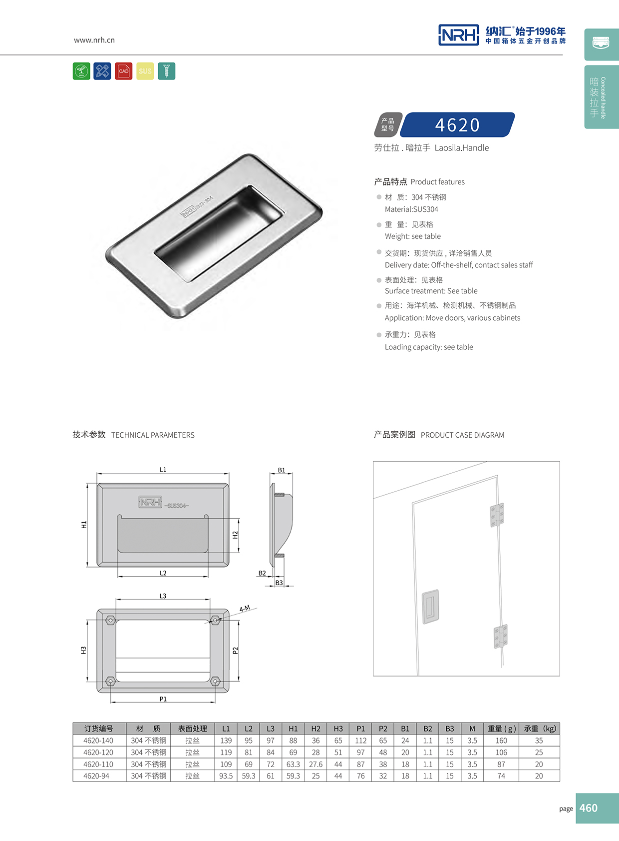 香蕉成人网站视频/NRH 4620-140 五金提手
