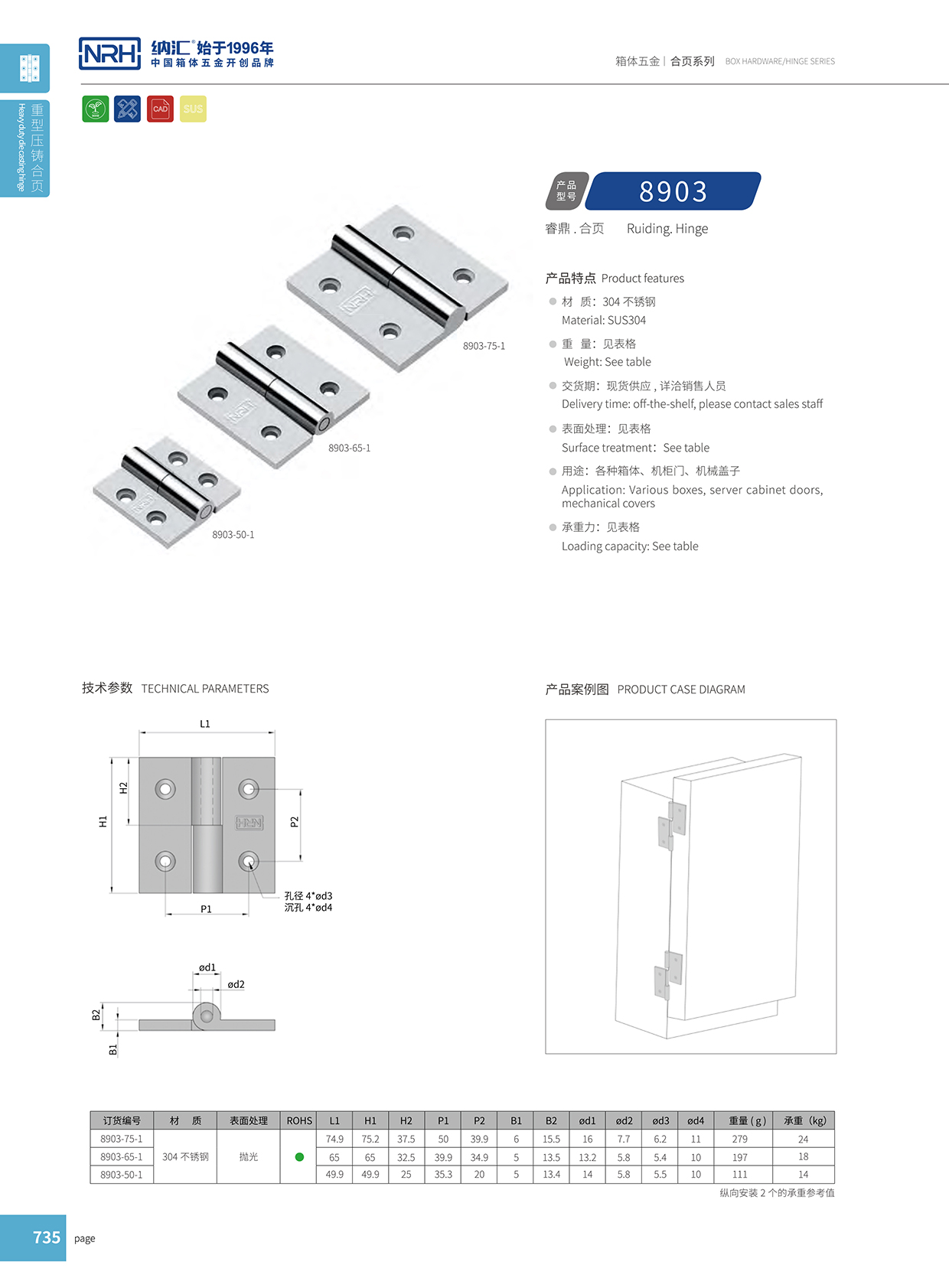 香蕉成人网站视频/NRH 8903-65-1 LED展示箱鉸鏈