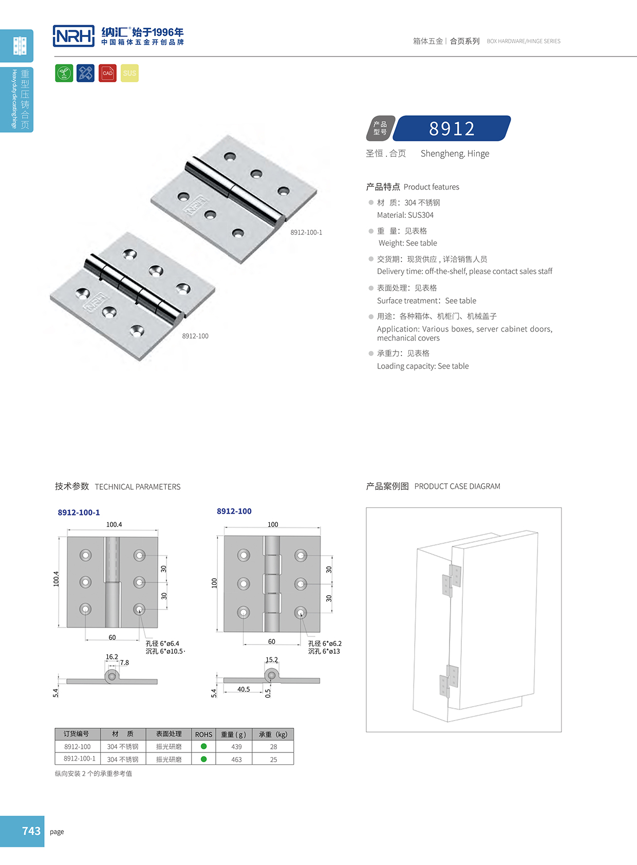  香蕉成人网站视频/NRH 8912-100 普通方鉸